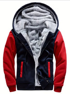Men's Fleece Jacket | Warm Hooded Winter Coat for Casual Wear 2