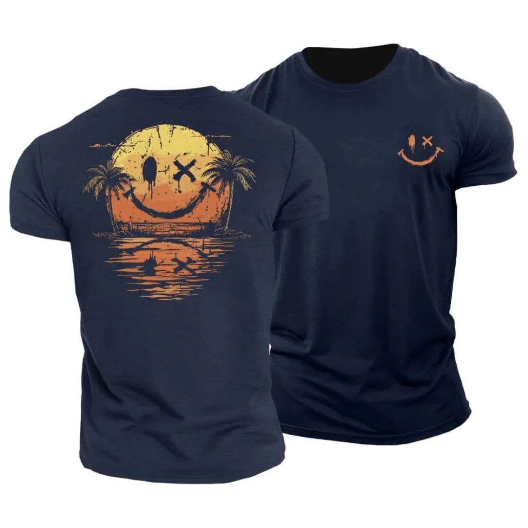Men's Graphic T-Shirt | Relaxed Fit Summer Tee with Unique Design 2