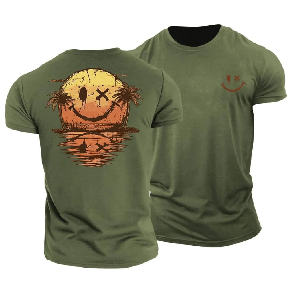 Men's Graphic T-Shirt | Relaxed Fit Summer Tee with Unique Design 3
