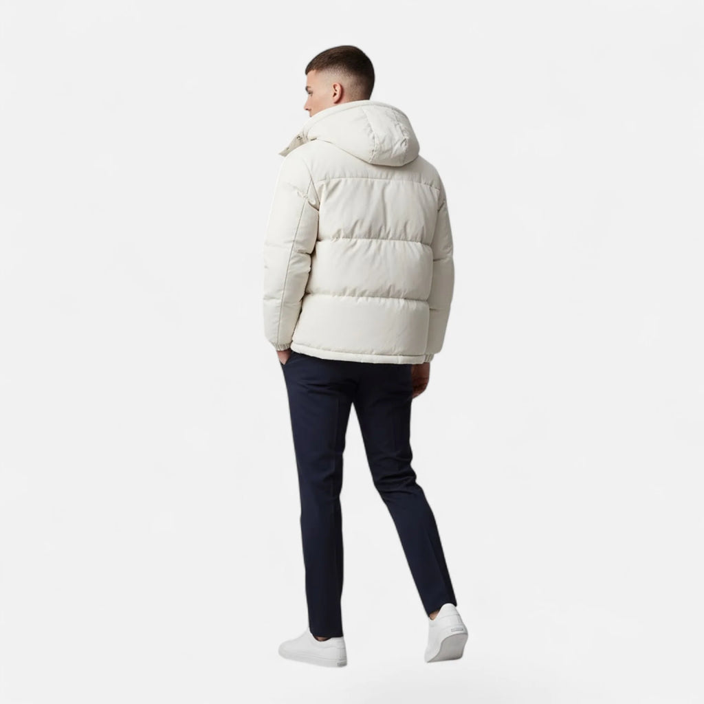 Men's Hooded Padded Jacket | Lightweight Zip-Front Outerwear 2