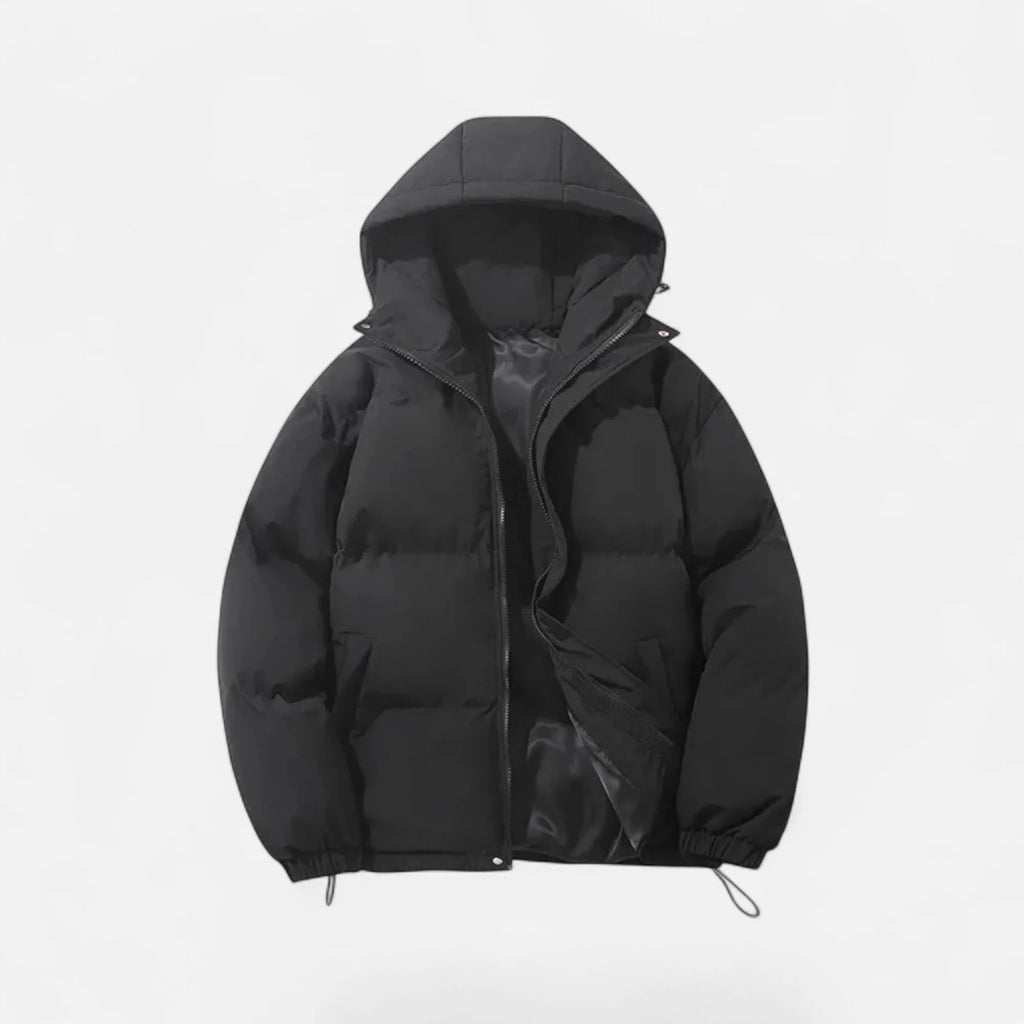 Men's Hooded Padded Jacket | Lightweight Zip-Front Outerwear 3
