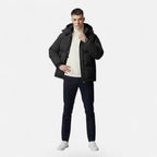 Men's Hooded Padded Jacket | Lightweight Zip-Front Outerwear 4