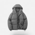 Men's Hooded Padded Jacket | Lightweight Zip-Front Outerwear 6