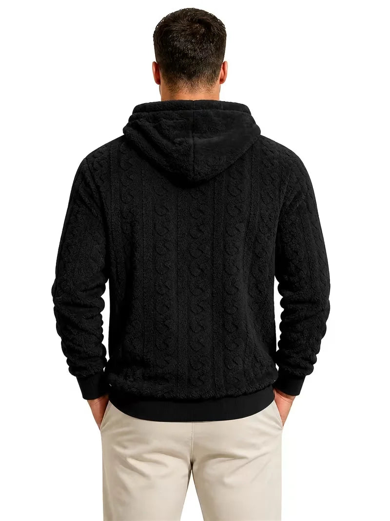 Men's Hoodie | Soft Fleece Pullover with Adjustable Drawstring 3