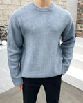 Men's Knit Sweater | Soft-Touch Regular Fit Pullover for Everyday Wear 0