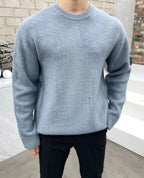Men's Knit Sweater | Soft-Touch Regular Fit Pullover for Everyday Wear 0