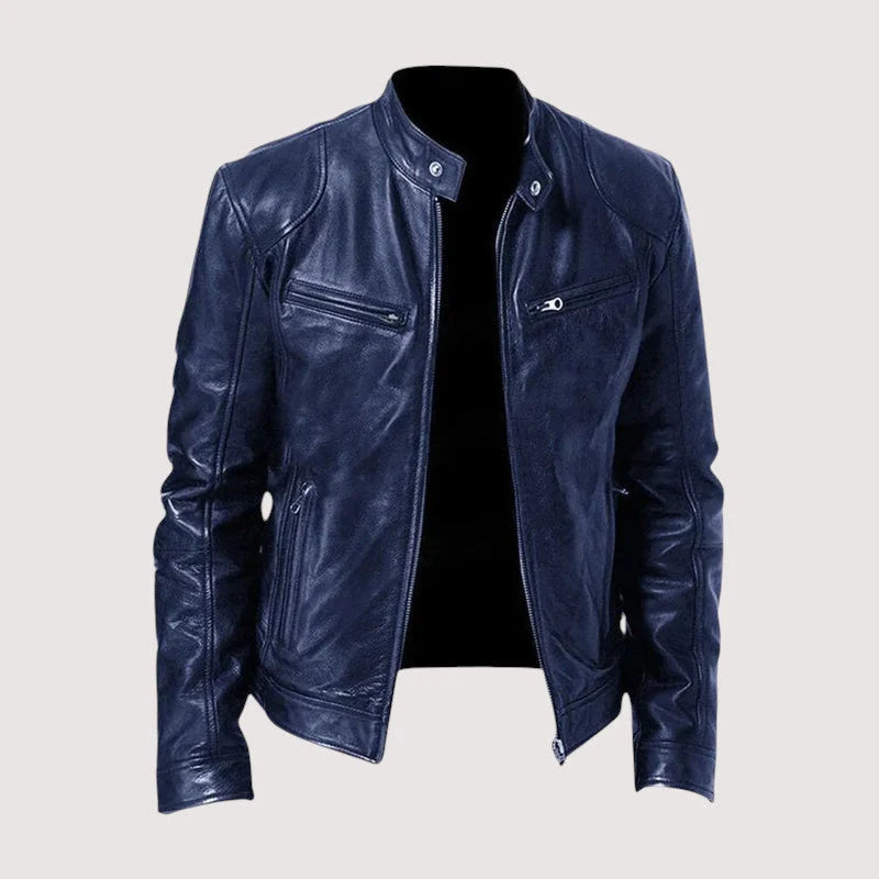 Men's Leather Jacket | Classic Structured Fit for Everyday Wear 1