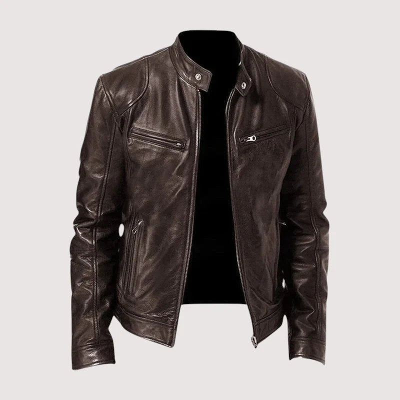 Men's Leather Jacket | Classic Structured Fit for Everyday Wear 2