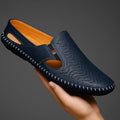 Men's Leather Sandals | Breathable Adjustable Strap Footwear 0