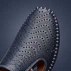 Men's Leather Sandals | Breathable Adjustable Strap Footwear 4
