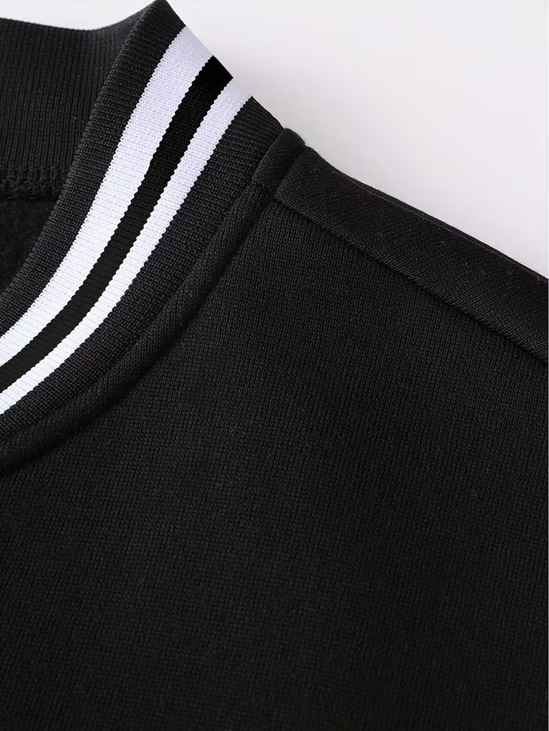 Men's Lightweight Colour Block Jacket | Casual Zip-Up Baseball Collar 6