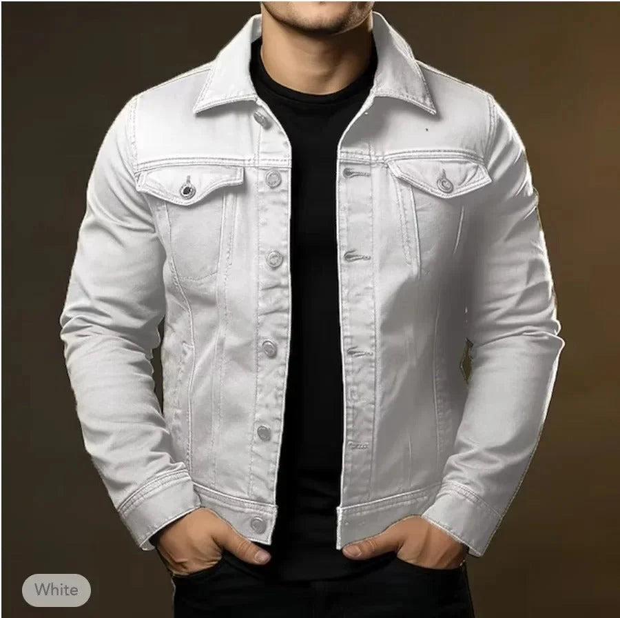 Men's Lightweight Denim Jacket | Casual Everyday Layering Coat 1