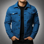 Men's Lightweight Denim Jacket | Casual Everyday Layering Coat 2
