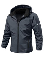 Men's Lightweight Hooded Windbreaker | Casual Zip-Up Jacket 2