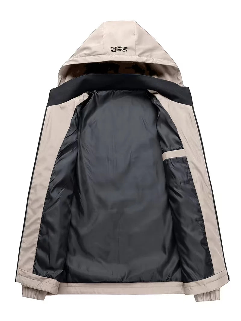 Men's Lightweight Hooded Windbreaker | Casual Zip-Up Jacket 4