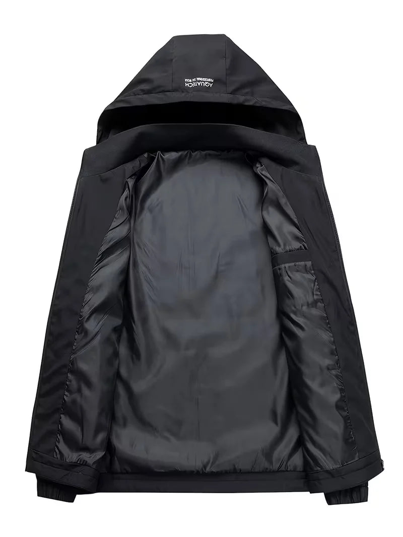 Men's Lightweight Hooded Windbreaker | Casual Zip-Up Jacket 5