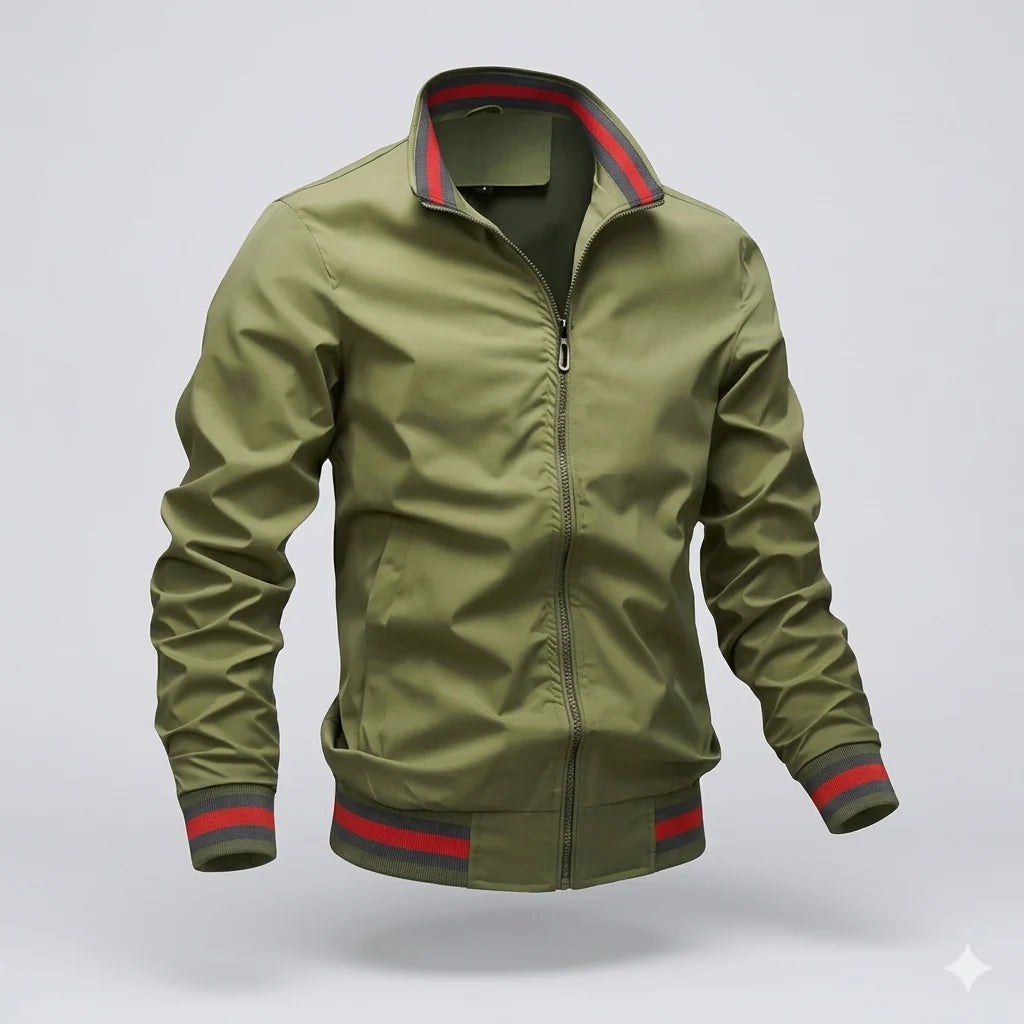 Men's Lightweight Summer Jacket | Breathable Zip-Front Coat 1