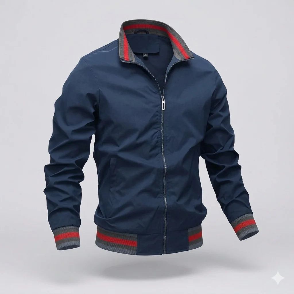 Men's Lightweight Summer Jacket | Breathable Zip-Front Coat 2