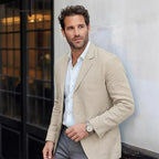 Men's Linen Blazer Jacket | Lightweight Relaxed Fit Sport Coat 0