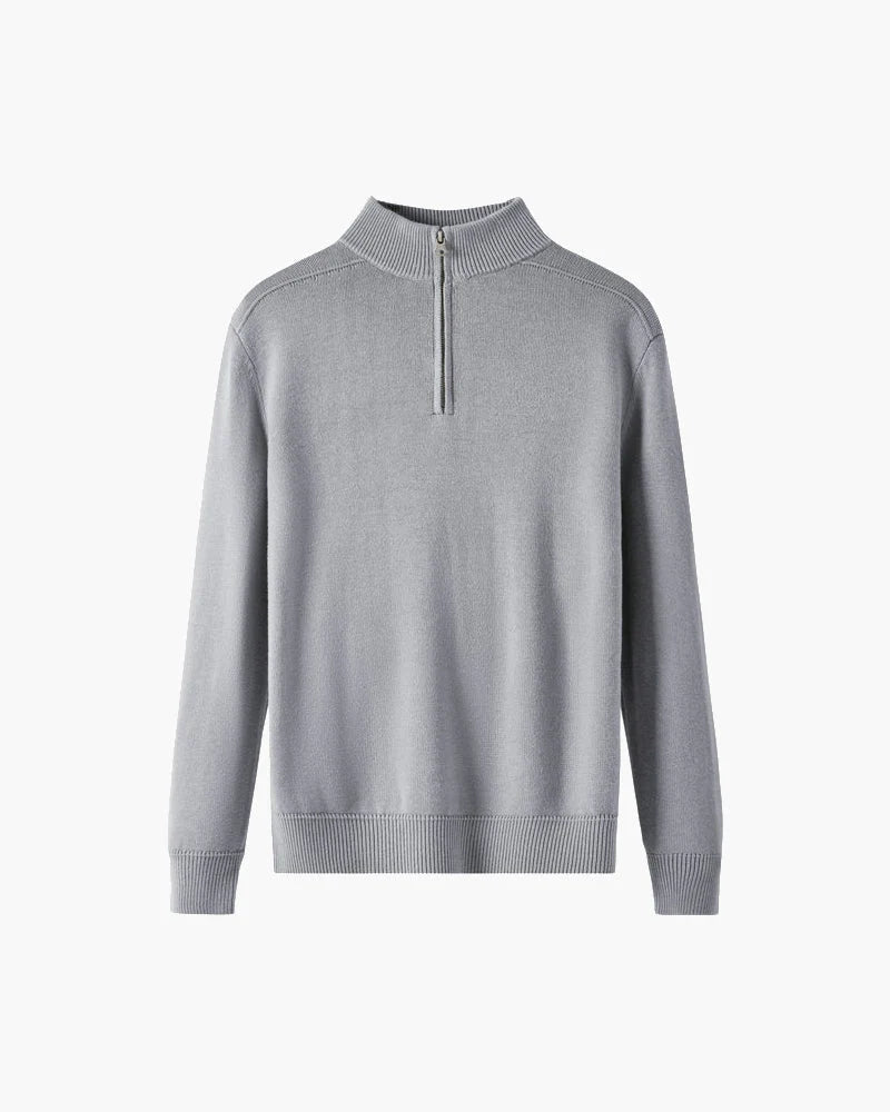 Men's Merino Wool Half Zip Sweater | Lightweight Layering Essential 0