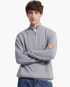 Men's Merino Wool Half Zip Sweater | Lightweight Layering Essential 1