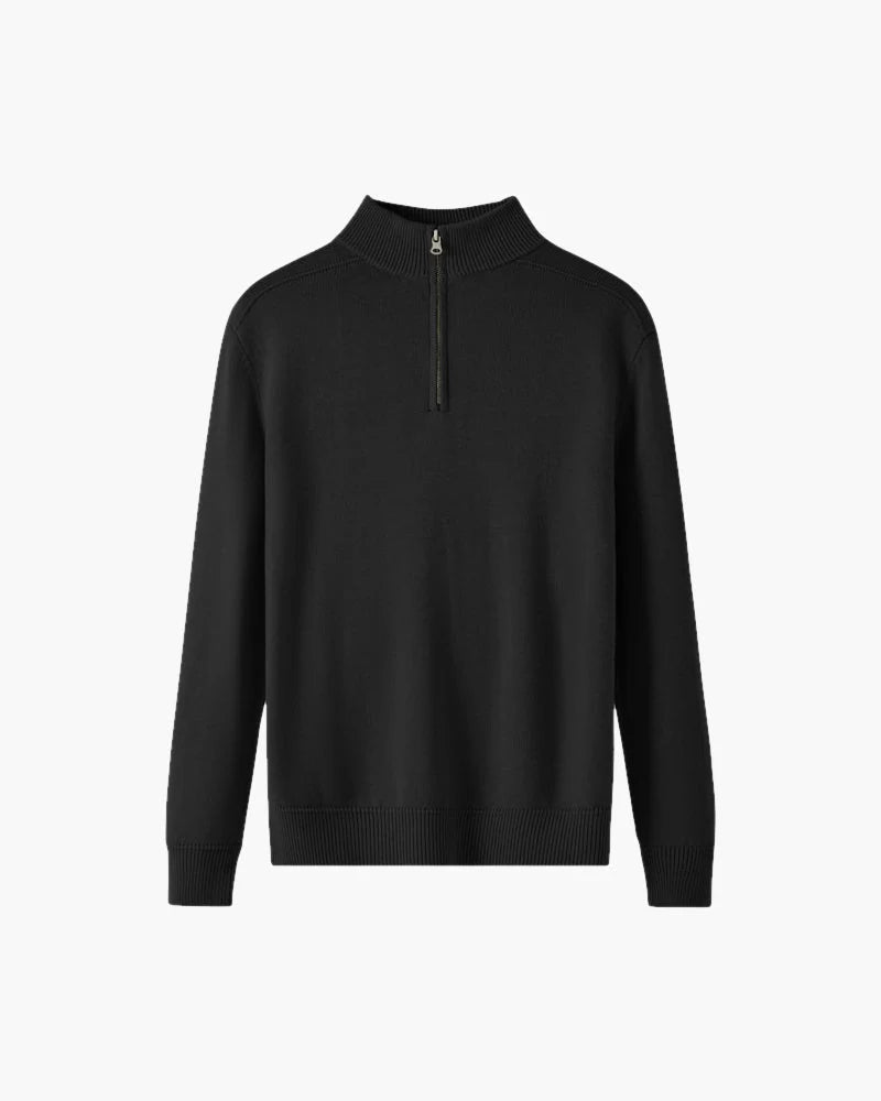 Men's Merino Wool Half Zip Sweater | Lightweight Layering Essential 2