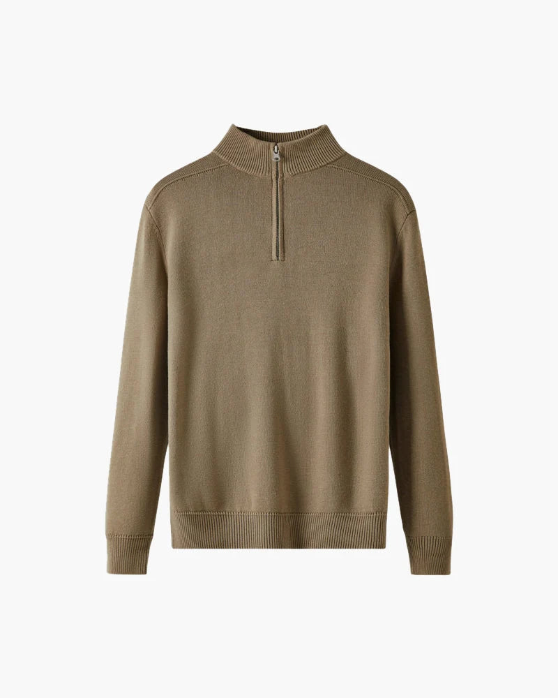 Men's Merino Wool Half Zip Sweater | Lightweight Layering Essential 4