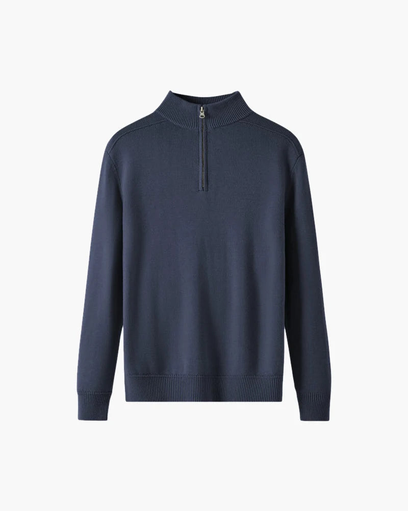 Men's Merino Wool Half Zip Sweater | Lightweight Layering Essential 6