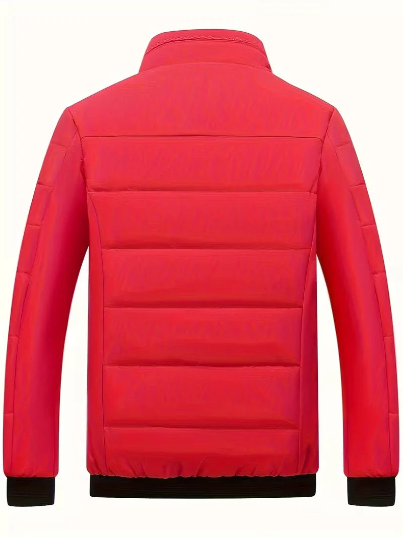 Men's Puffer Jacket | Warm Fleece-Lined Winter Coat for Men 4