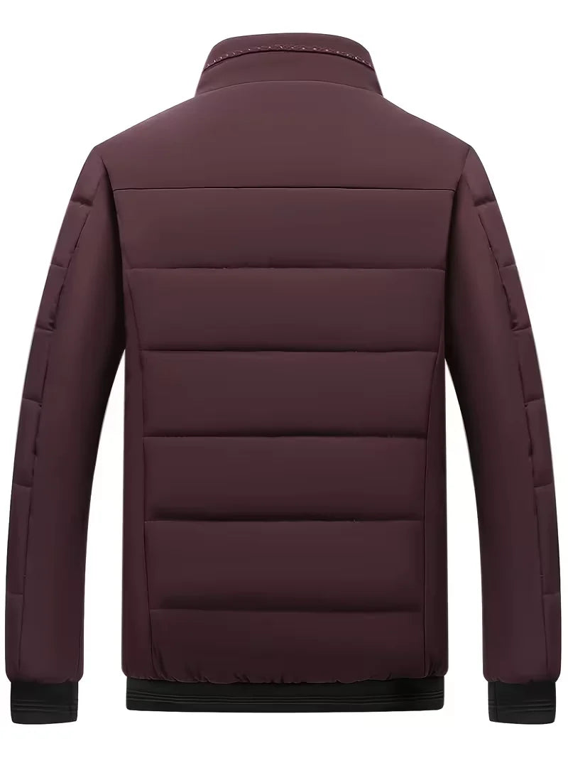 Men's Puffer Jacket | Warm Fleece-Lined Winter Coat for Men 6