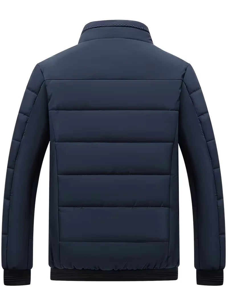 Men's Puffer Jacket | Warm Fleece-Lined Winter Coat for Men 7