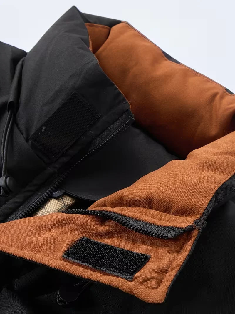 Men's Puffer Jacket | Warm Windproof Winter Coat with High Collar 5