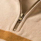 Men's Quarter Zip Pullover | Midweight Cotton Tailored Fit 4