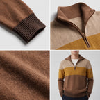 Men's Quarter Zip Pullover | Midweight Cotton Tailored Fit 8
