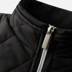 Men's Quilted Fleece-Lined Winter Jacket | Relaxed Fit Warm Coat 8