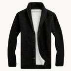 Men's Shawl Collar Cardigan | Lightweight Fleece Sweater for Layering 1