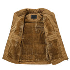 Men's Slim Fit Corduroy Waistcoat with Pockets | Casual Layering Vest 5