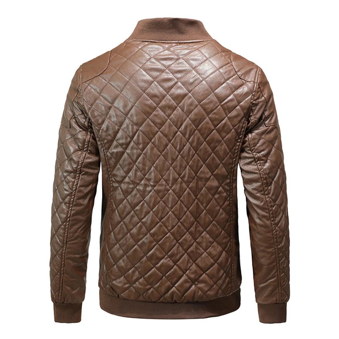 Men's Slim Fit Leather Jacket | Durable Everyday Outerwear 3