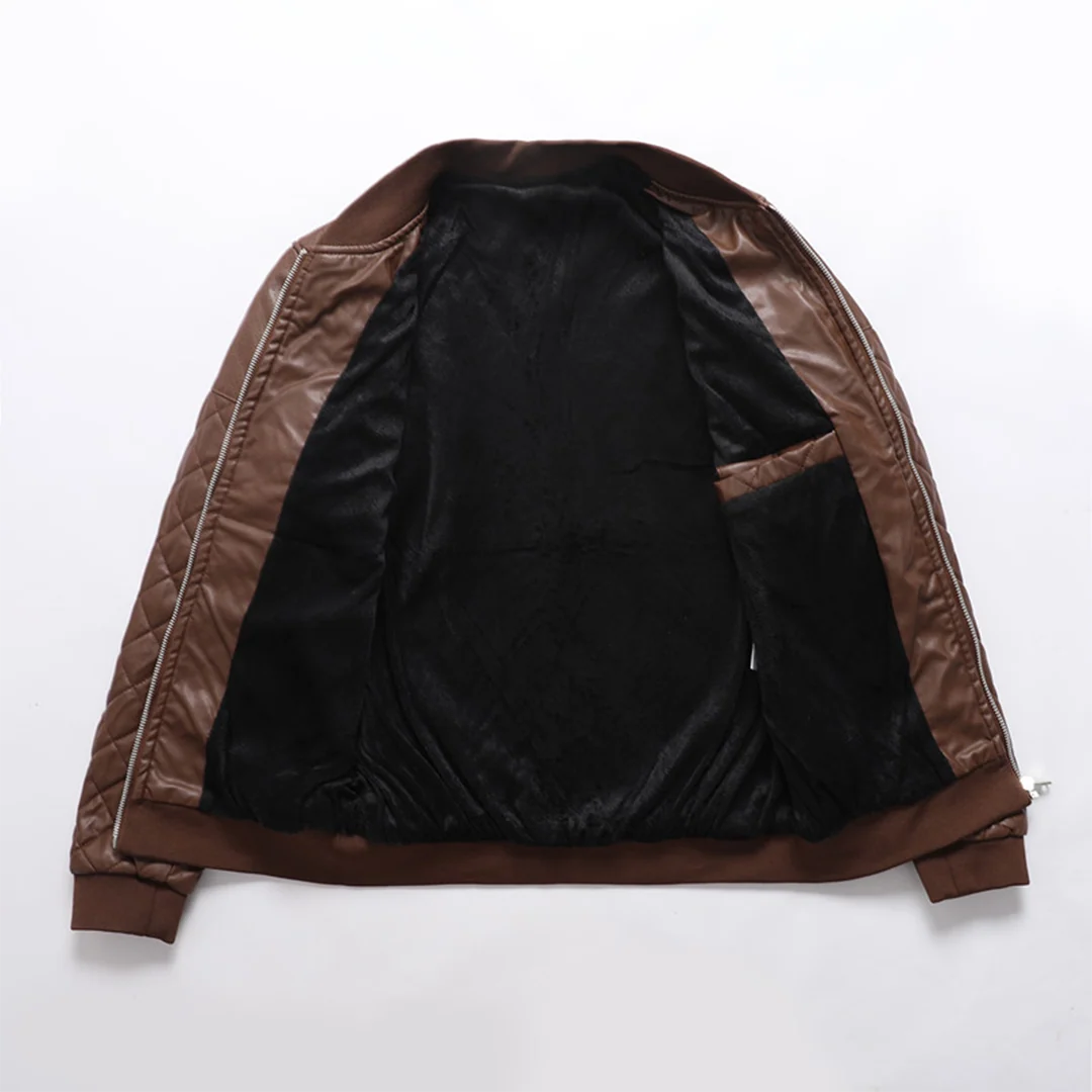 Men's Slim Fit Leather Jacket | Durable Everyday Outerwear 4