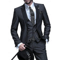 Men's Slim Fit Three-Piece Suit | Perfect Wedding & Groomsmen Attire 0