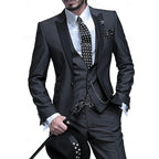 Men's Slim Fit Three-Piece Suit | Perfect Wedding & Groomsmen Attire 0