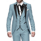 Men's Slim Fit Three-Piece Suit | Perfect Wedding & Groomsmen Attire 3
