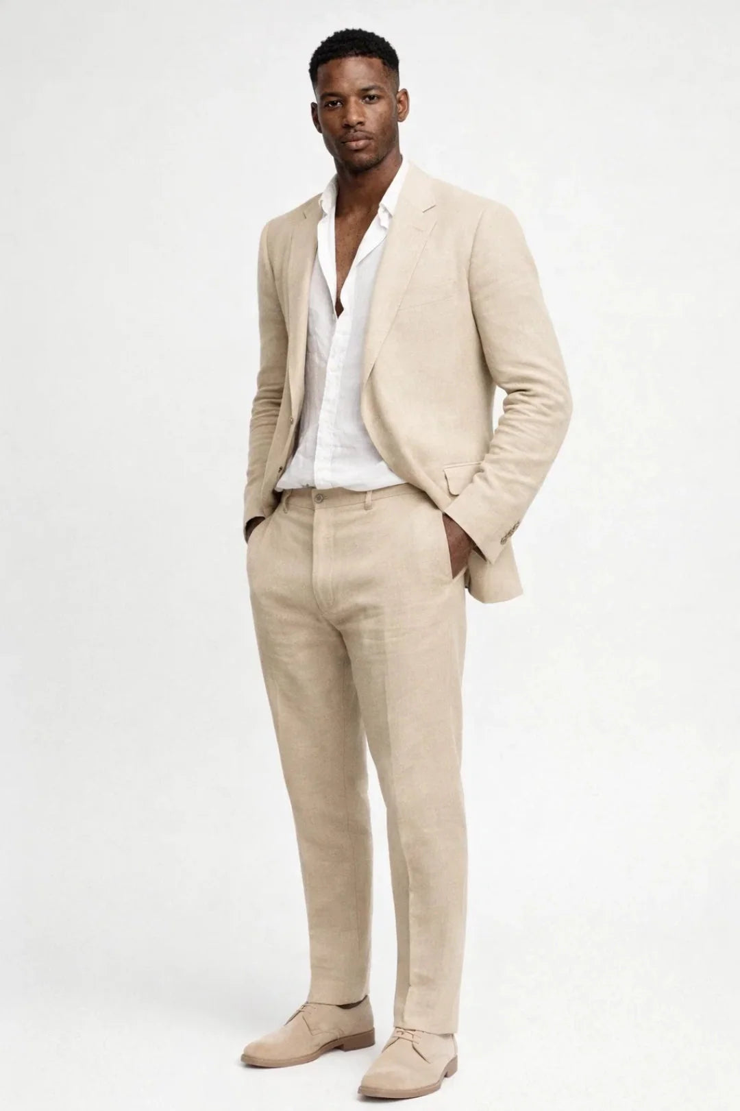 Men's Suit | Black Slim Fit Blazer and Trousers for Weddings 2