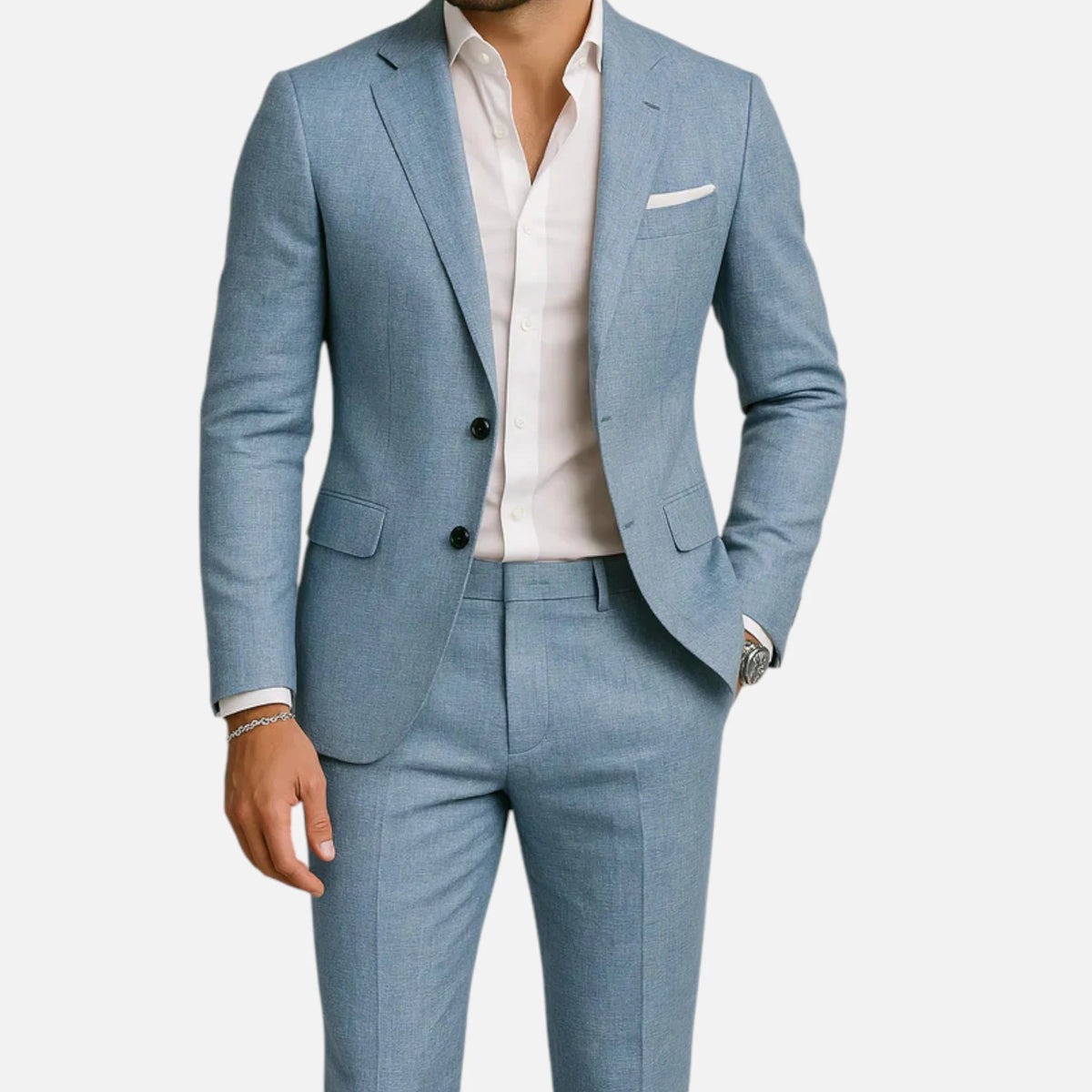 Men's Suit | Lightweight Men's Linen Suit for Casual & Semi-Formal Wear 4