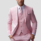 Men's Suit | Slim Fit Three-Piece Formal Suit Set for Weddings & Events 4