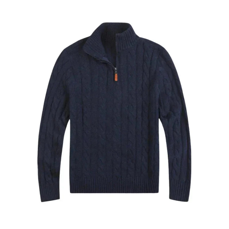 Men's Sweater | Comfortable Knit Cardigan Zip-Up for Everyday Wear 1