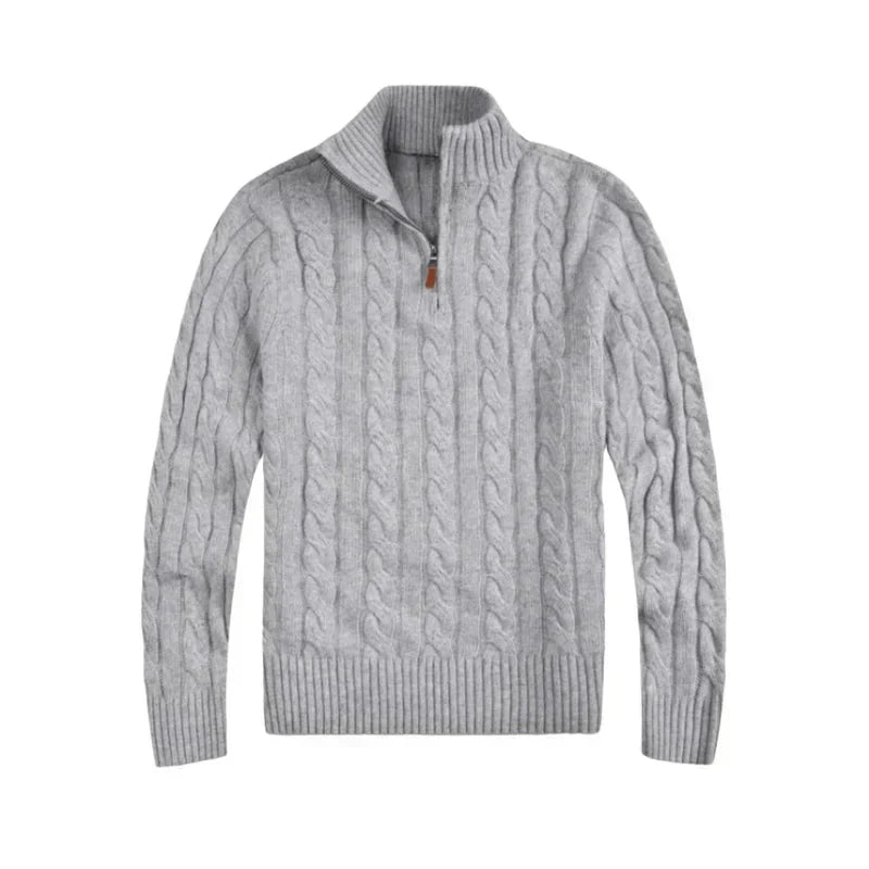 Men's Sweater | Comfortable Knit Cardigan Zip-Up for Everyday Wear 2