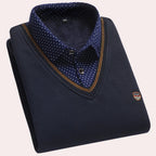 Men's Sweater | Comfortable Shirt Collar Knitwear for Everyday Style 6