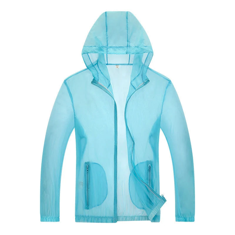 Men's Ultralight Waterproof Jacket with Adjustable Hood and Reflective Details 6