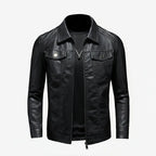 Men's Vintage Leather Jacket | Durable Classic Everyday Outerwear 1